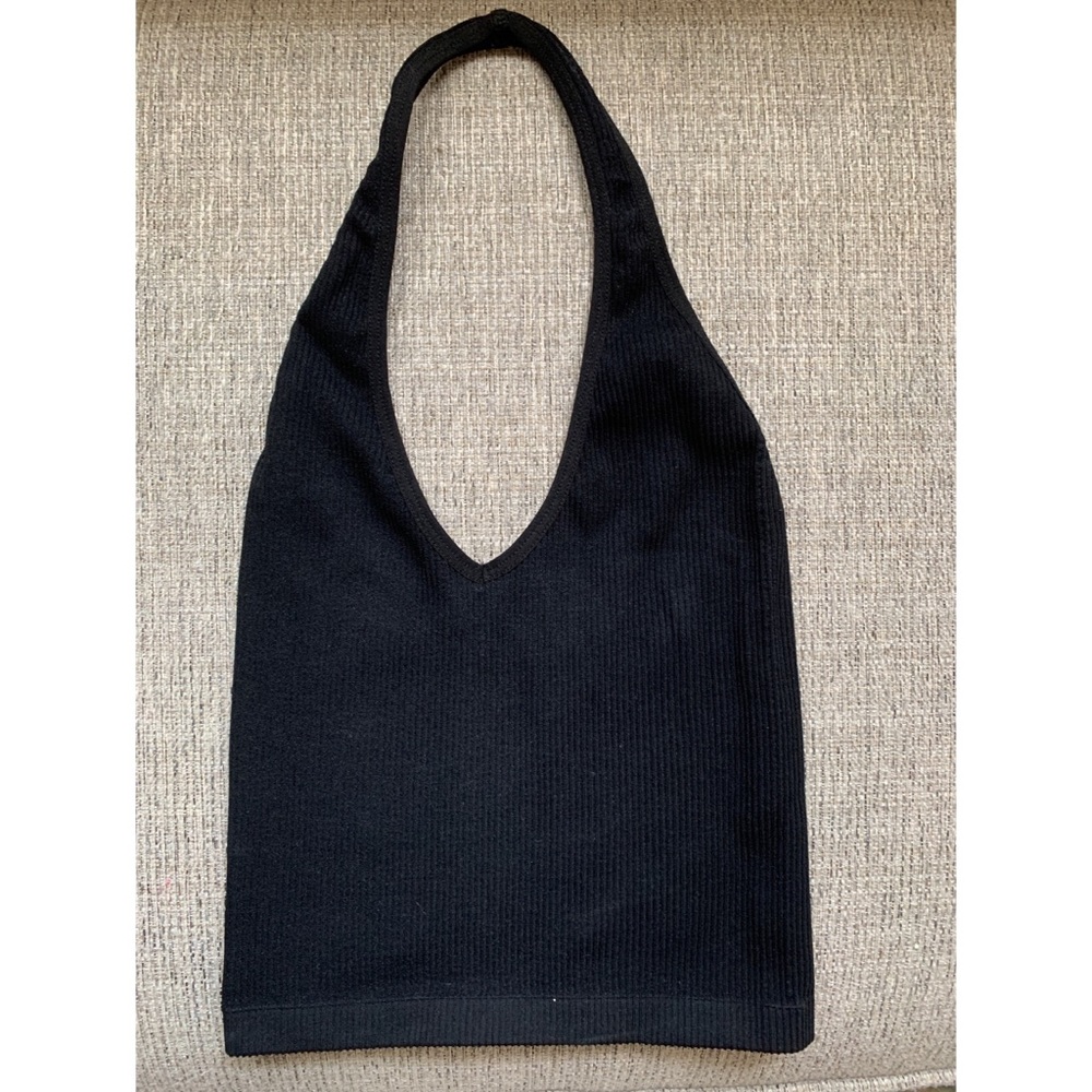 Crop Top (Black, Size S)